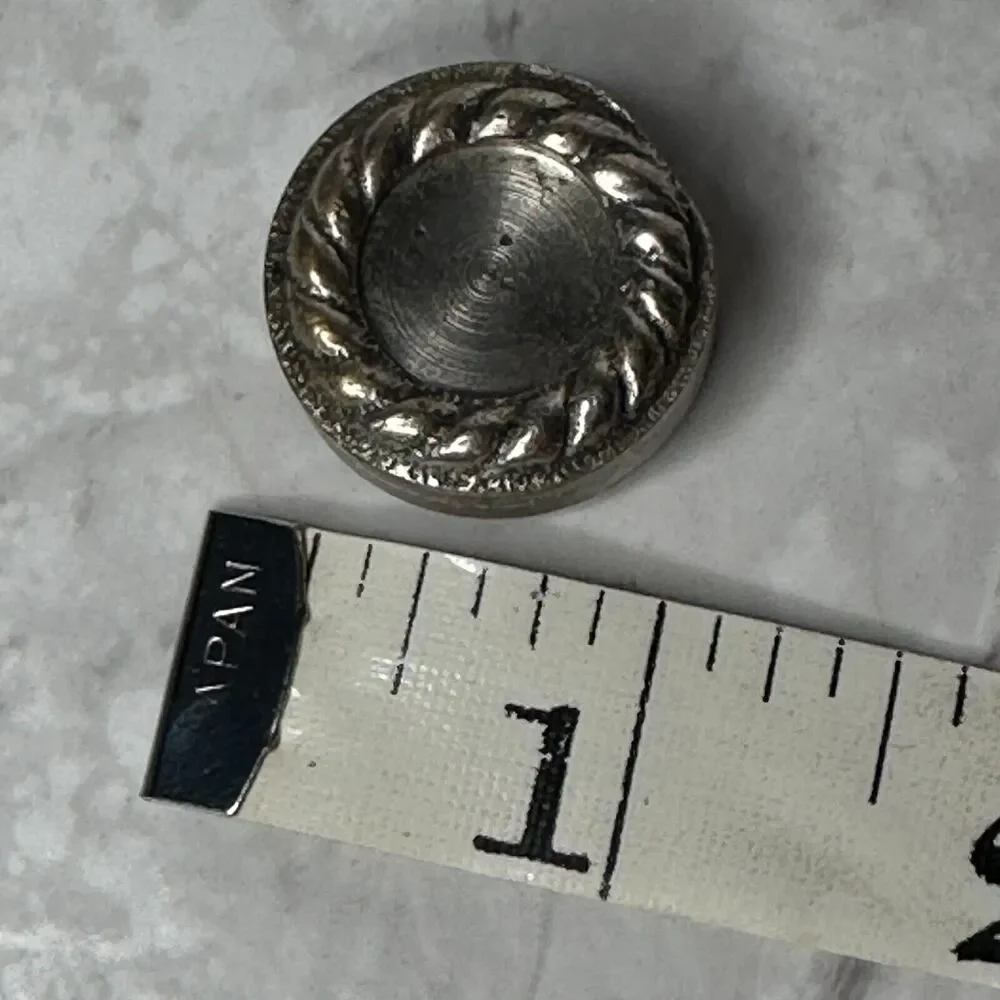 Pottery Barn Antique look Silver placecard holders